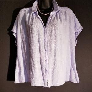 Soft Gauze Top, Size XL